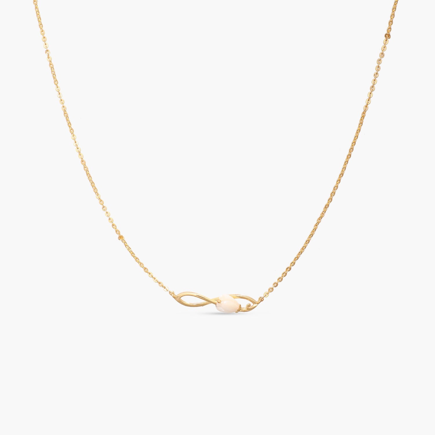 Tulip Infinity 925 Silver Pendant Necklace