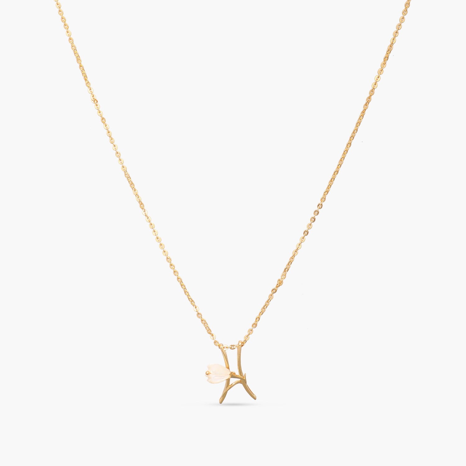 Tulip Whimsy 925 Silver Pendant Necklace