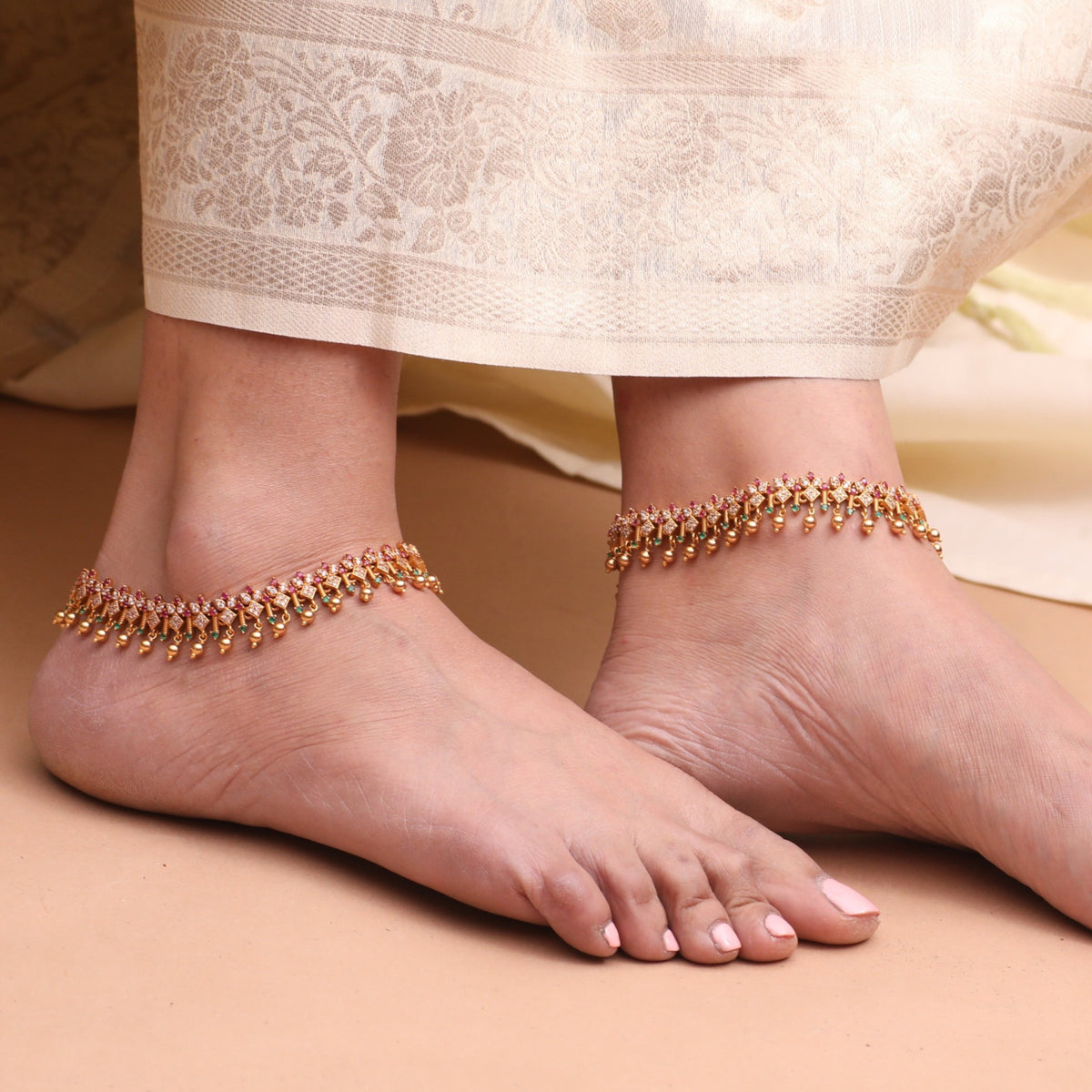 Sadaf Antique Anklets