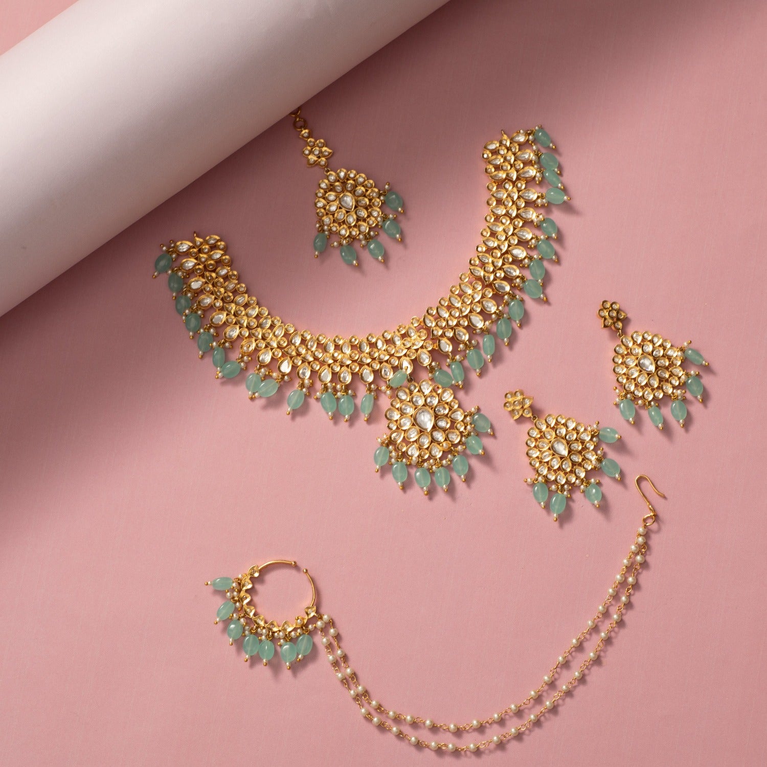 Yovana Kundan Bridal Set