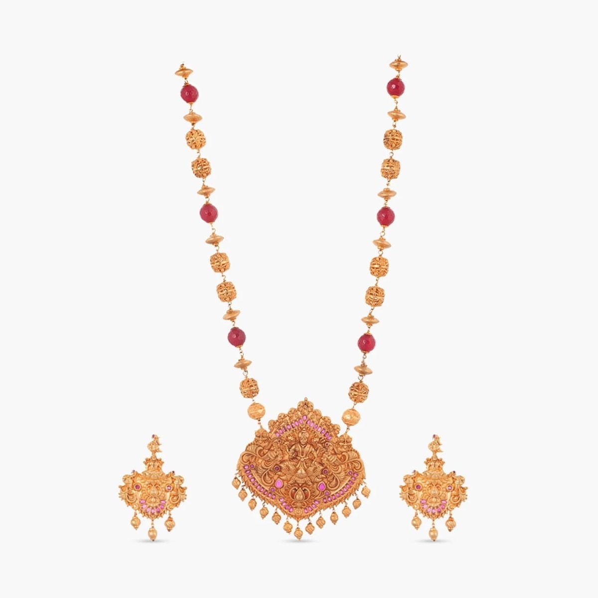 Ishani Antique Long Necklace Set