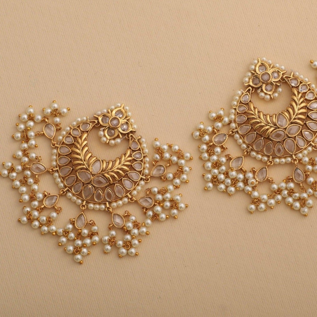 Regal Antique Chandbali Earrings