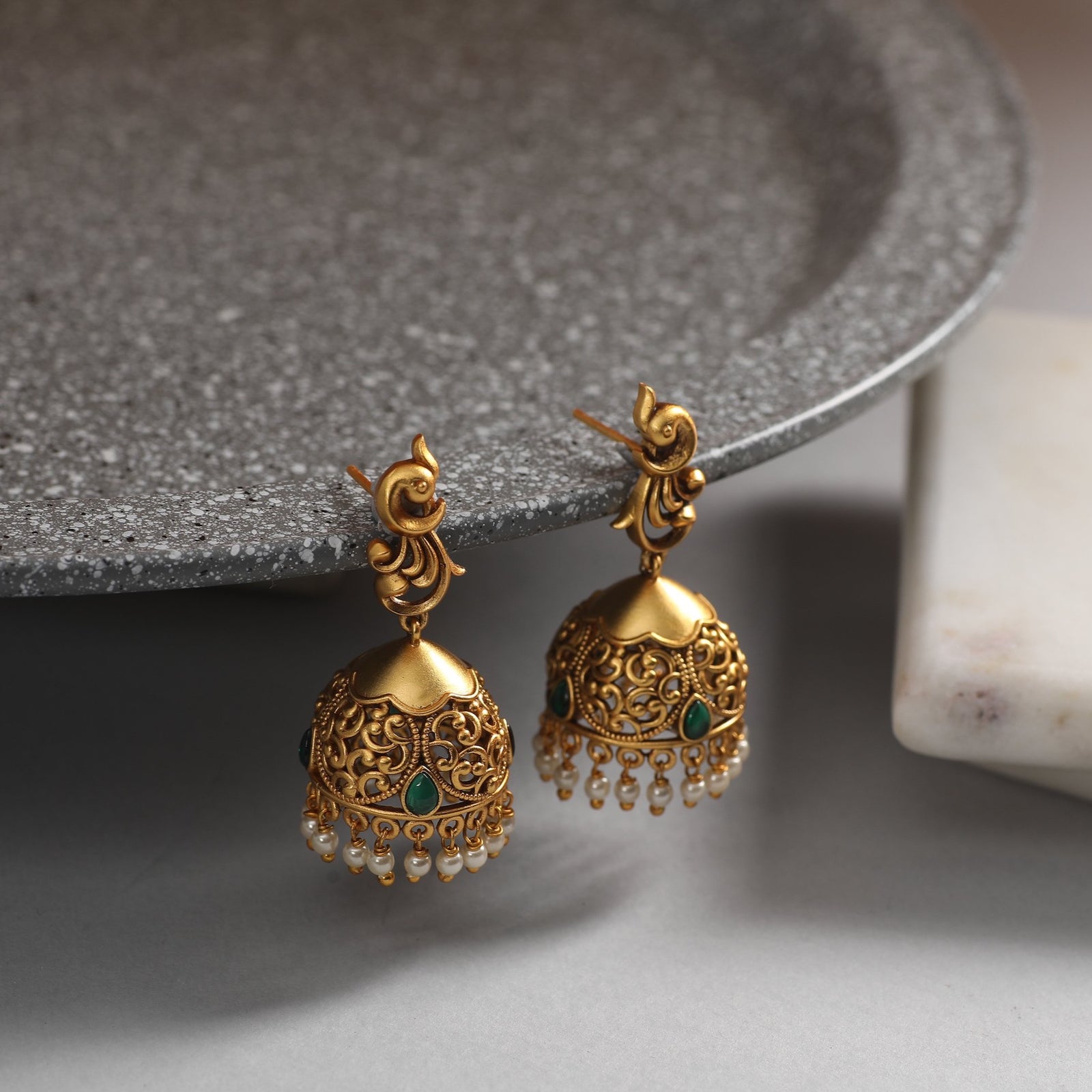 Buy One Gram Gold Earring Design for Daily Use Hoop Earrings for Girls