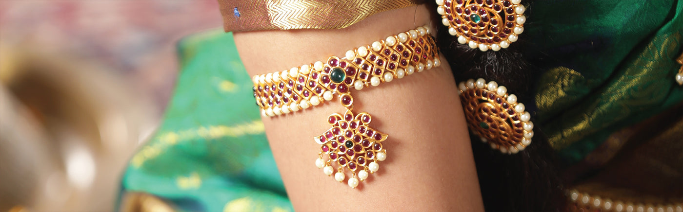 Shop unique Collection of Indian Armlets Online | Tarinika