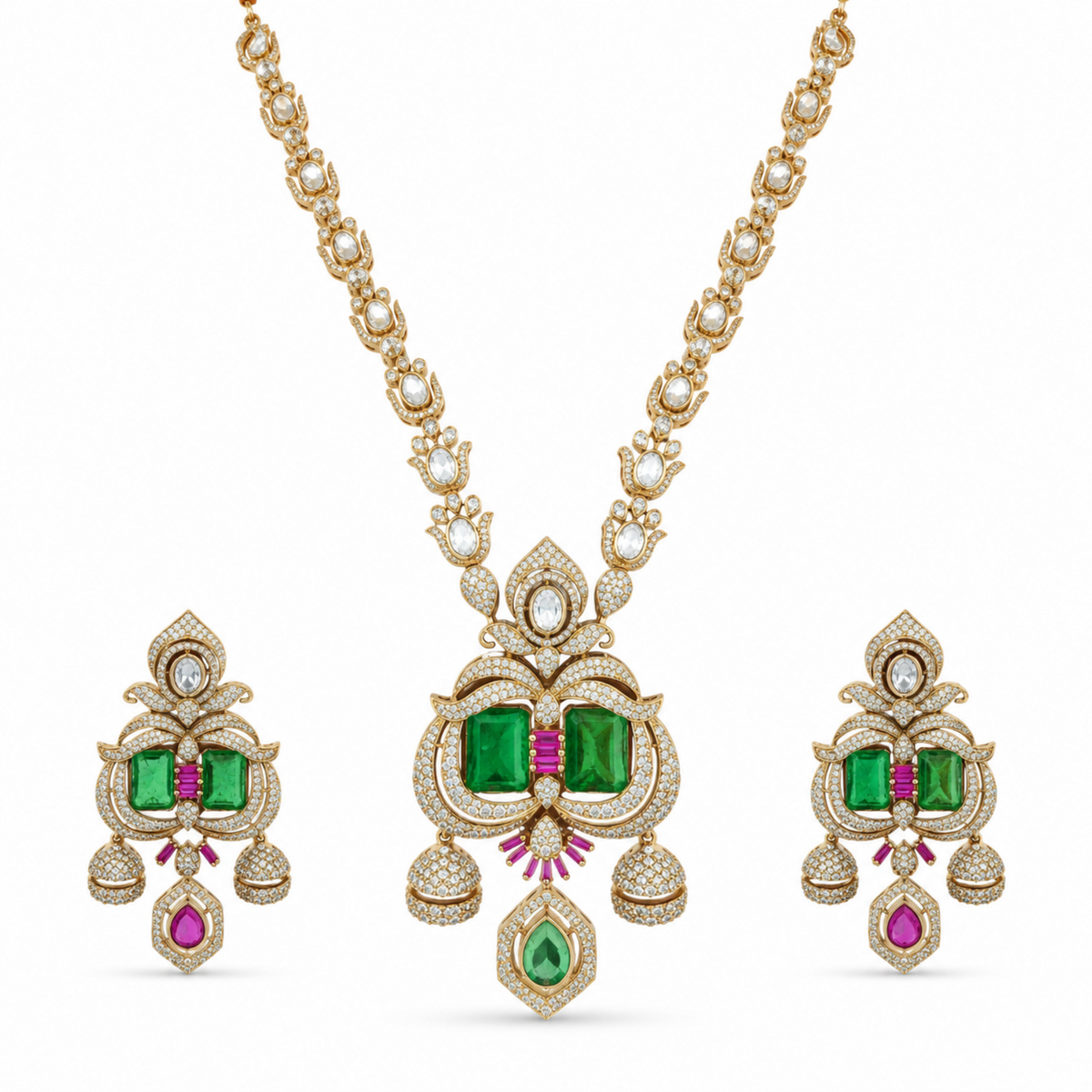 Vireya Victorian Long Necklace Set