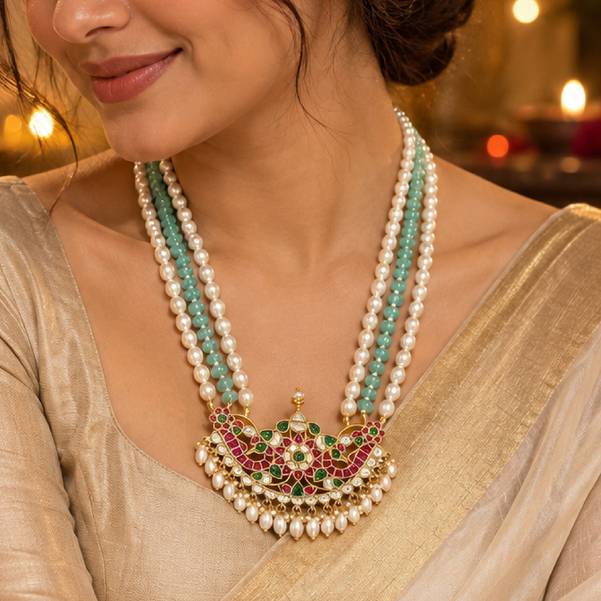 Meher Traditional Layered Necklace