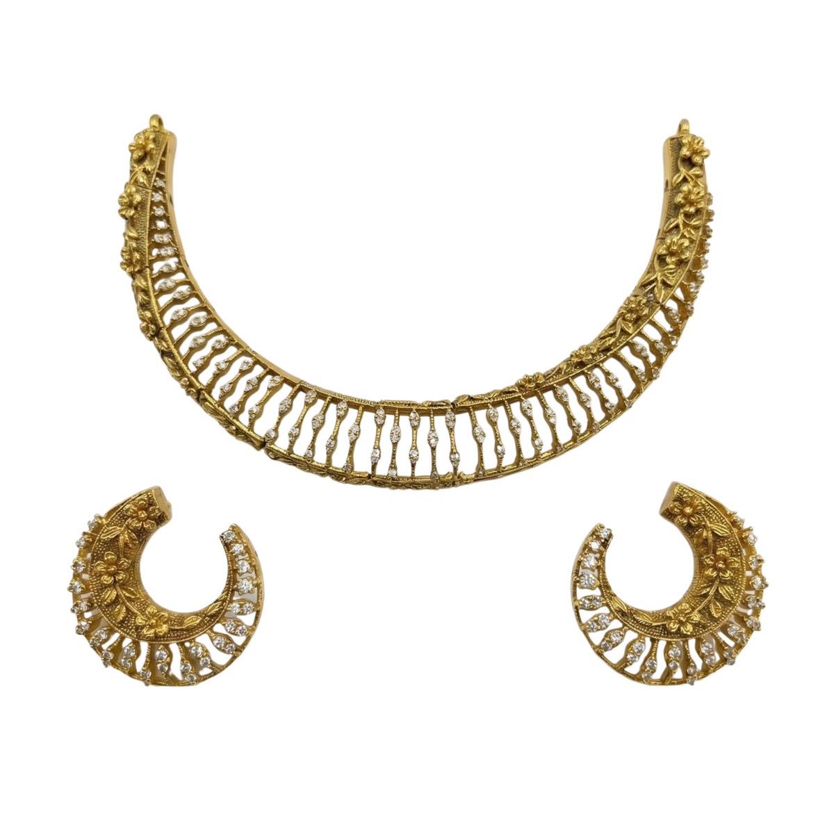 Charlotte CZ Antique Necklace Set