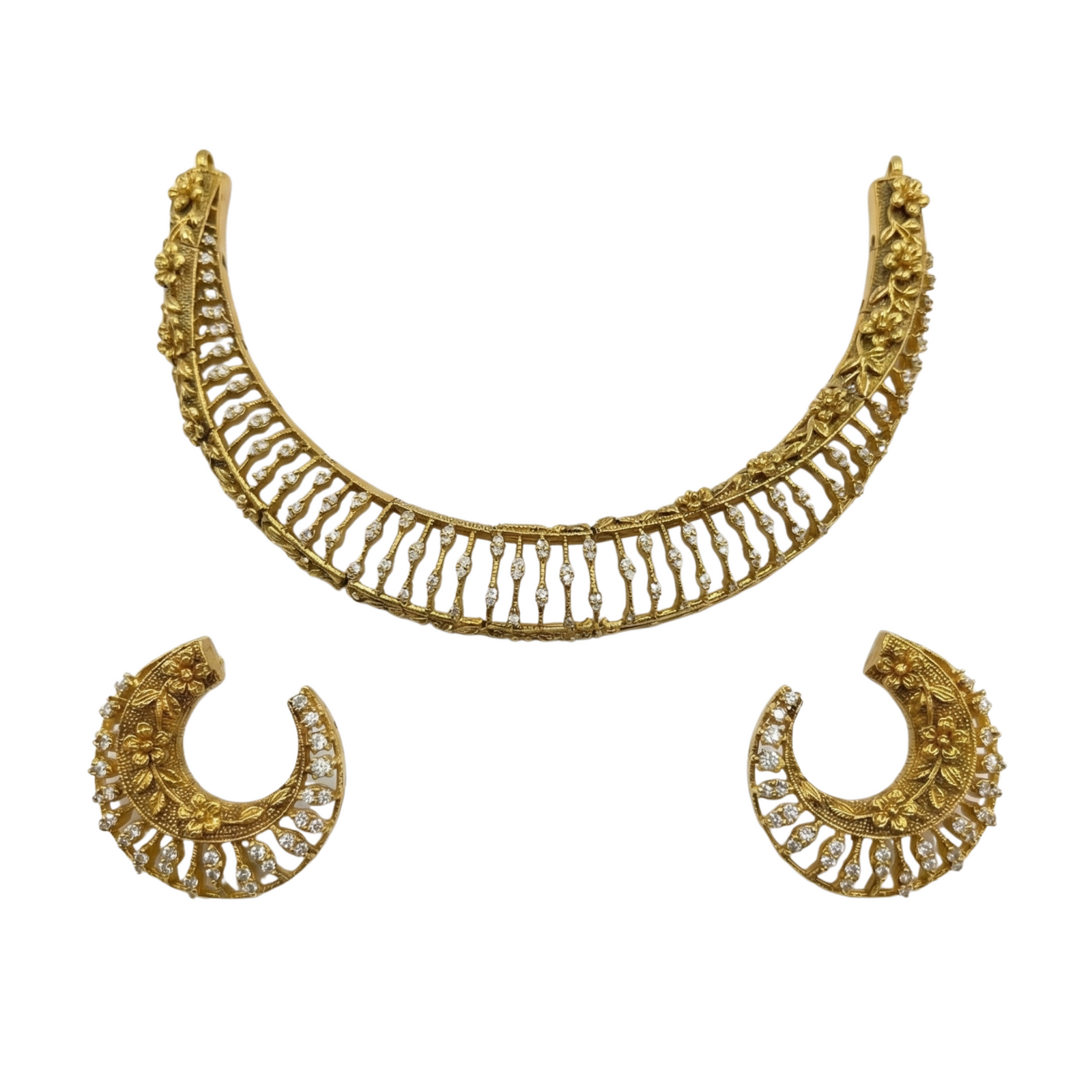 Charlotte CZ Antique Necklace Set