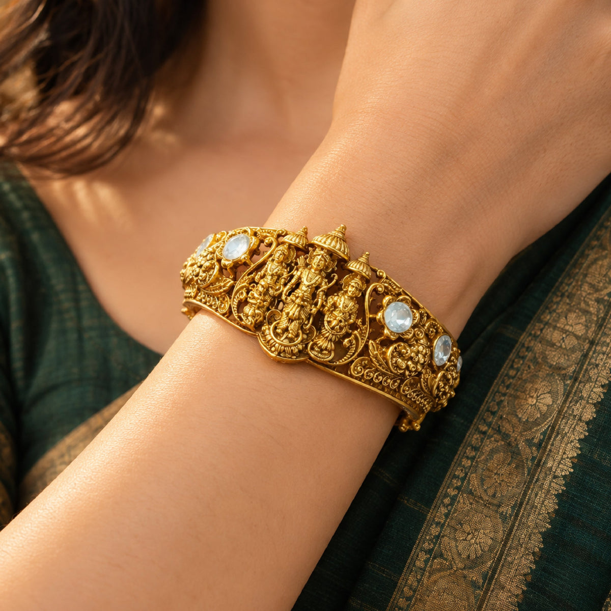 Vamika Antique Temple Bracelet