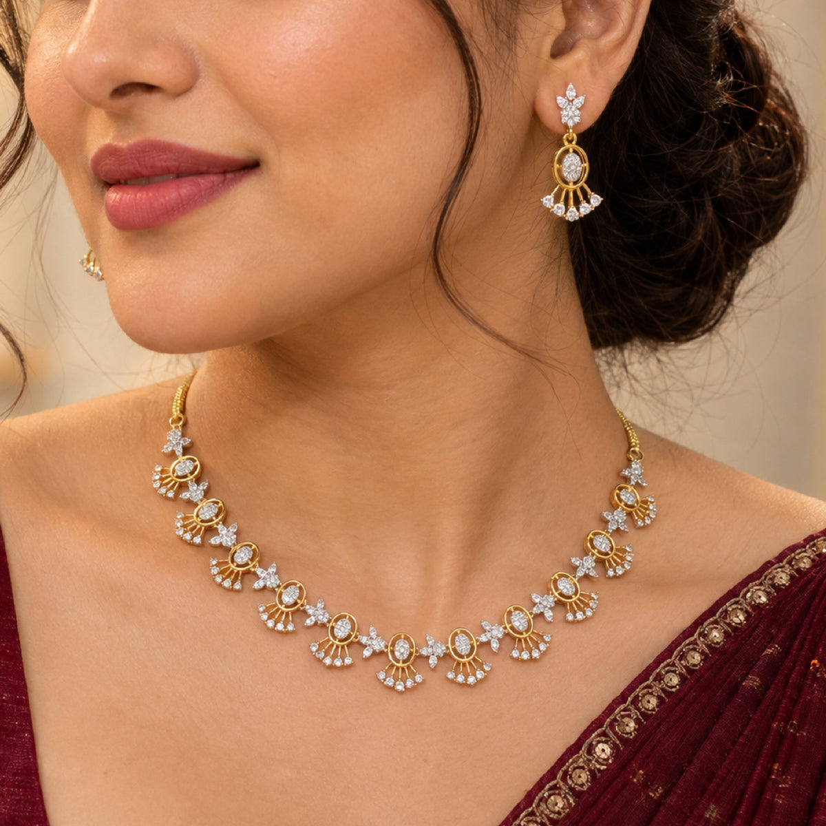 Saanvi Delicate Necklace Set