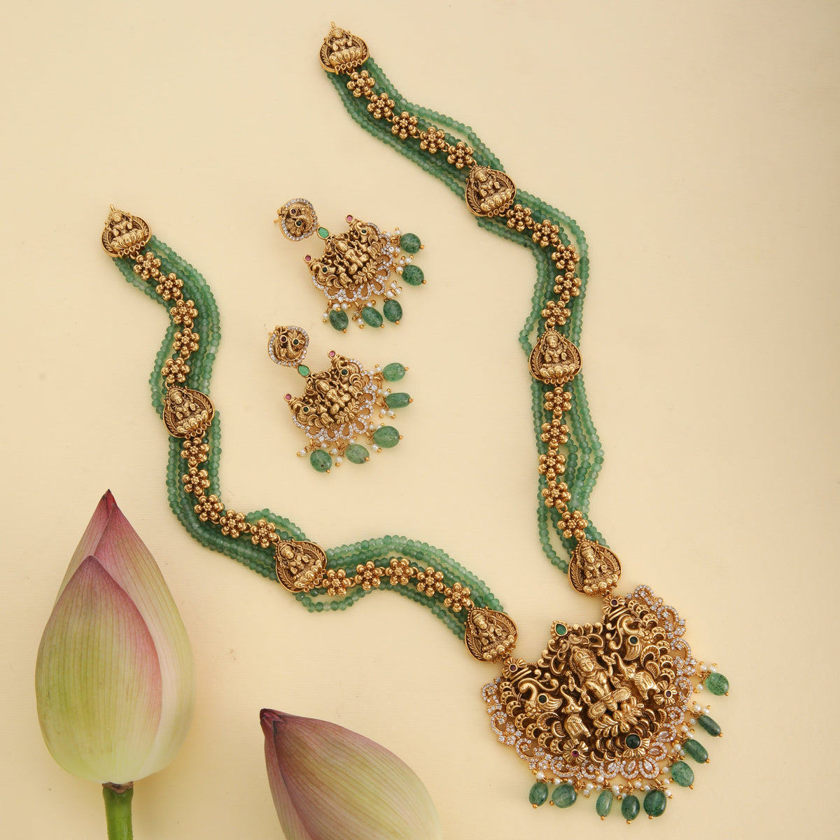 Kanira Antique Long Necklace Set