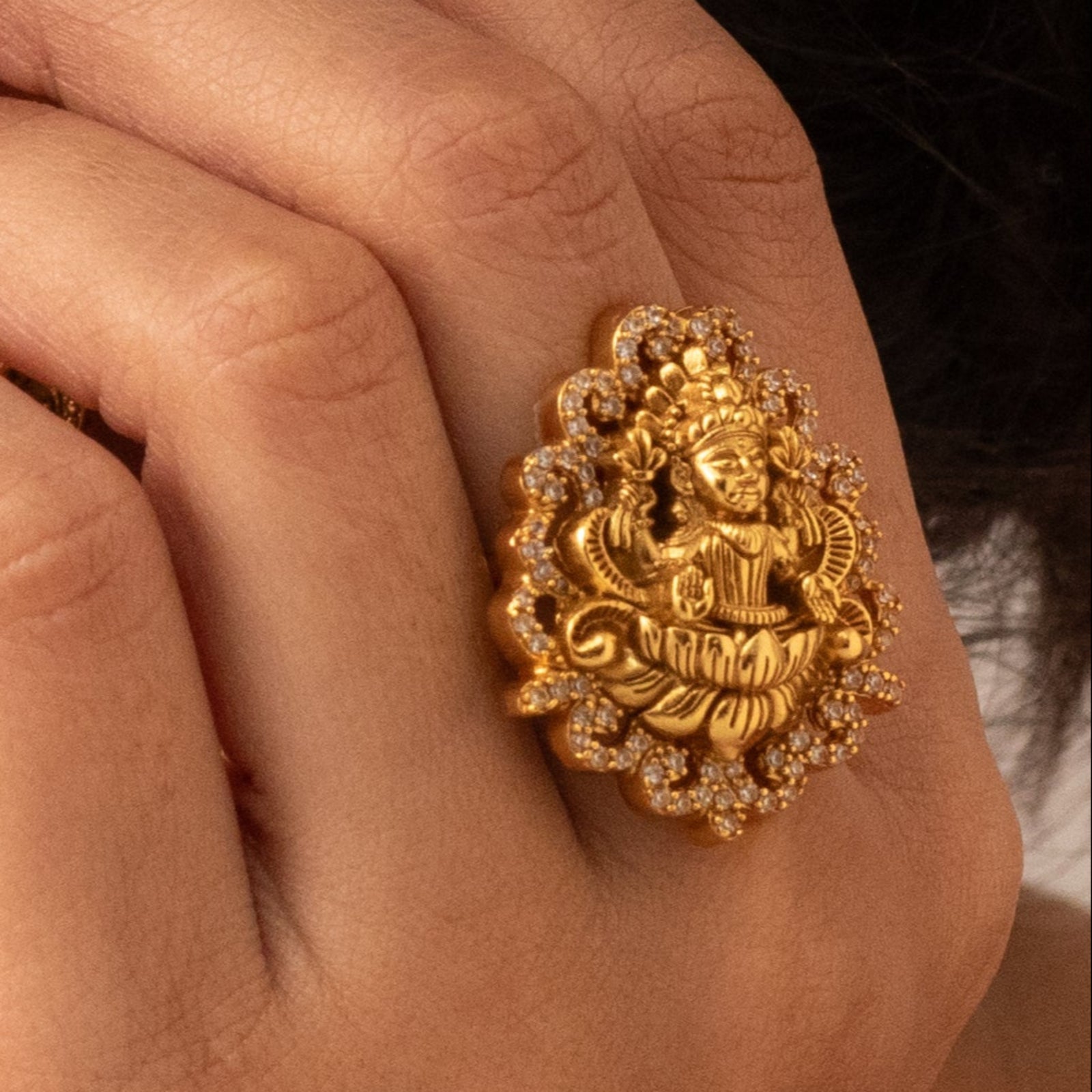 Sudeshna Antique Finger Ring