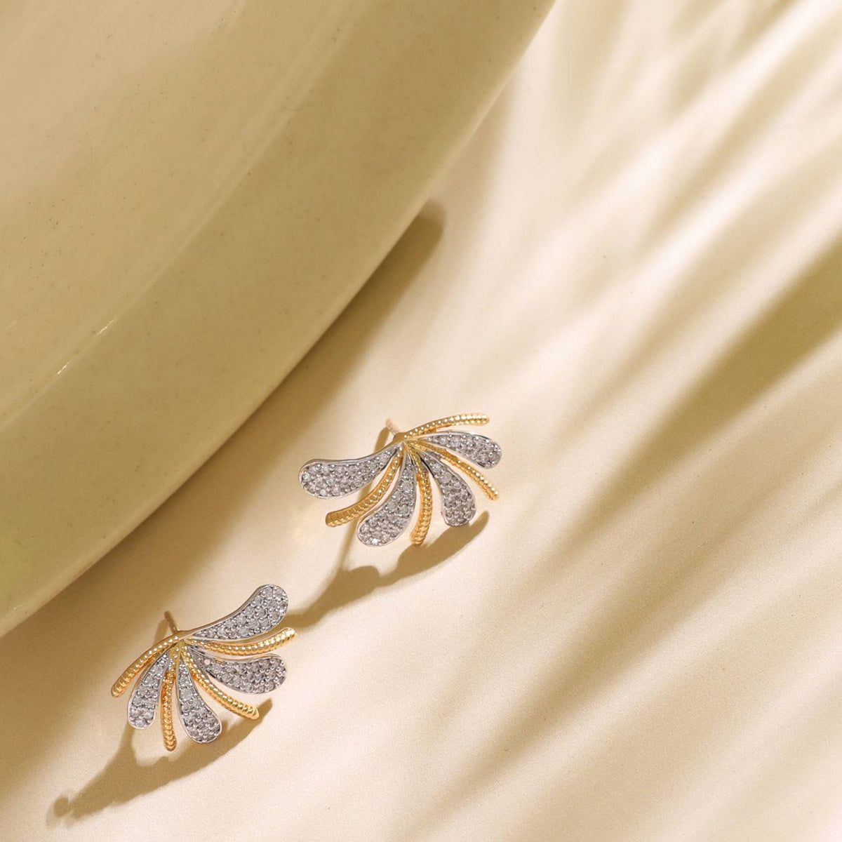 Bloom Classic CZ Delicate 925 Silver Stud Earrings