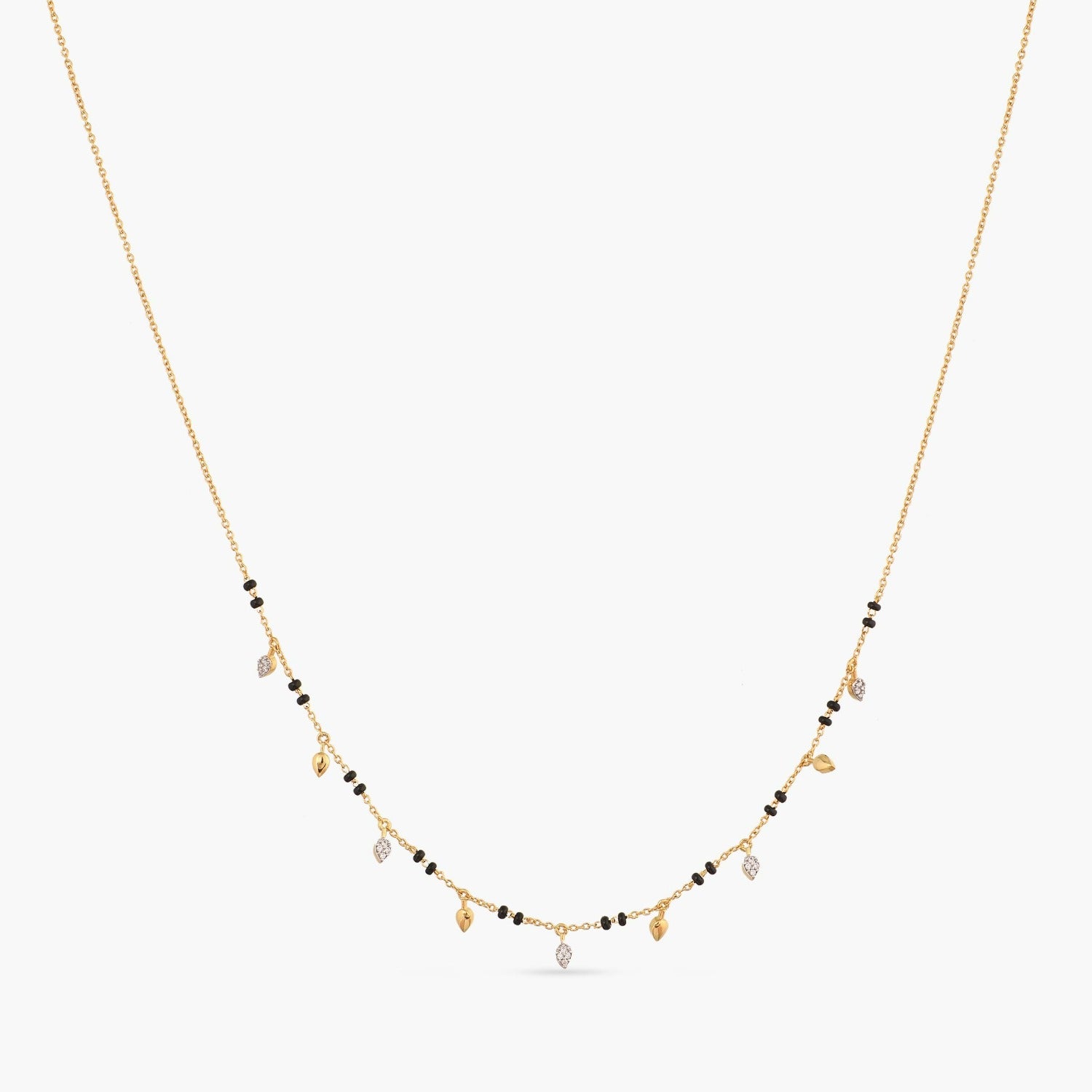 Amita CZ 925 Silver Mangalsutra