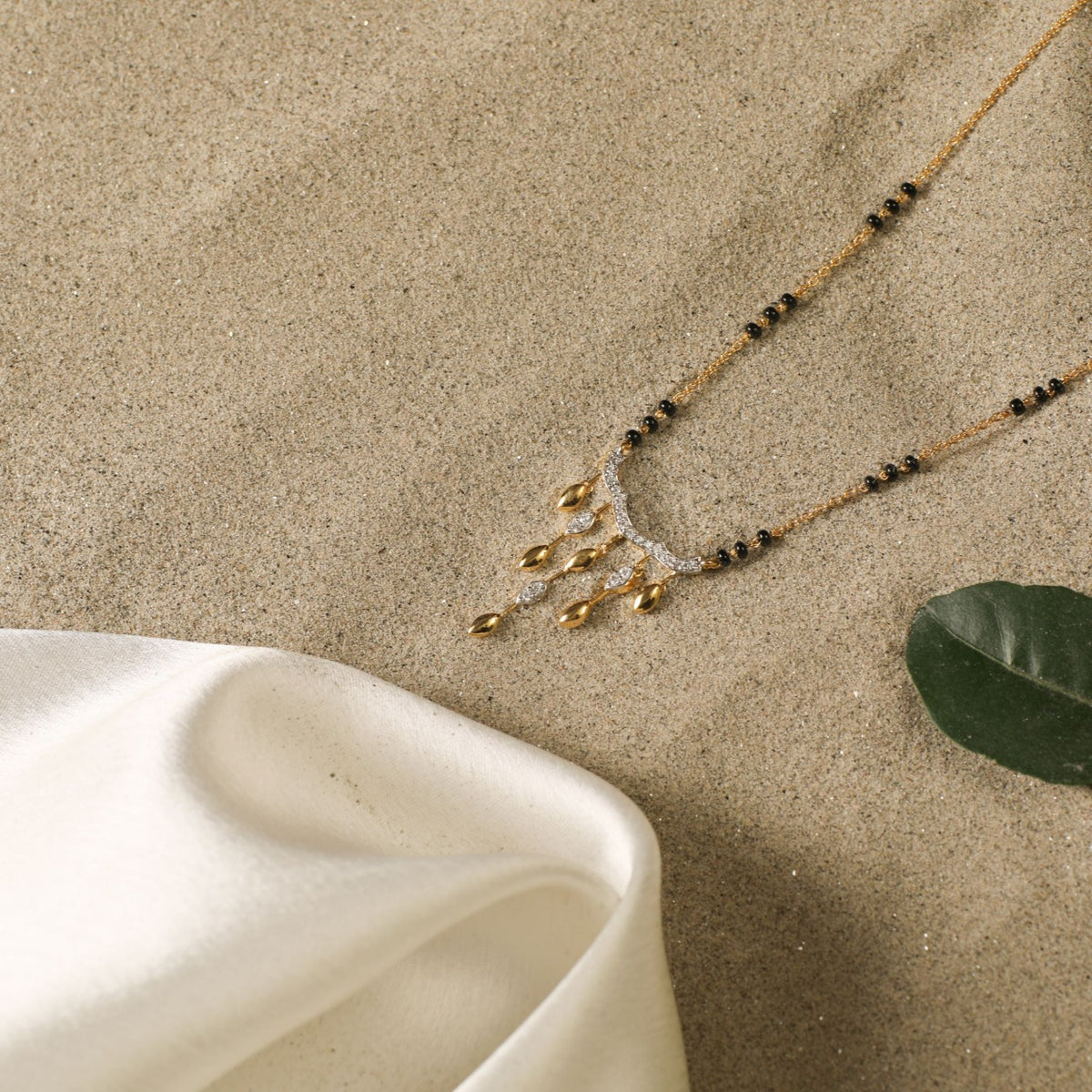 Dazzle Drops CZ 925 Silver Mangalsutra