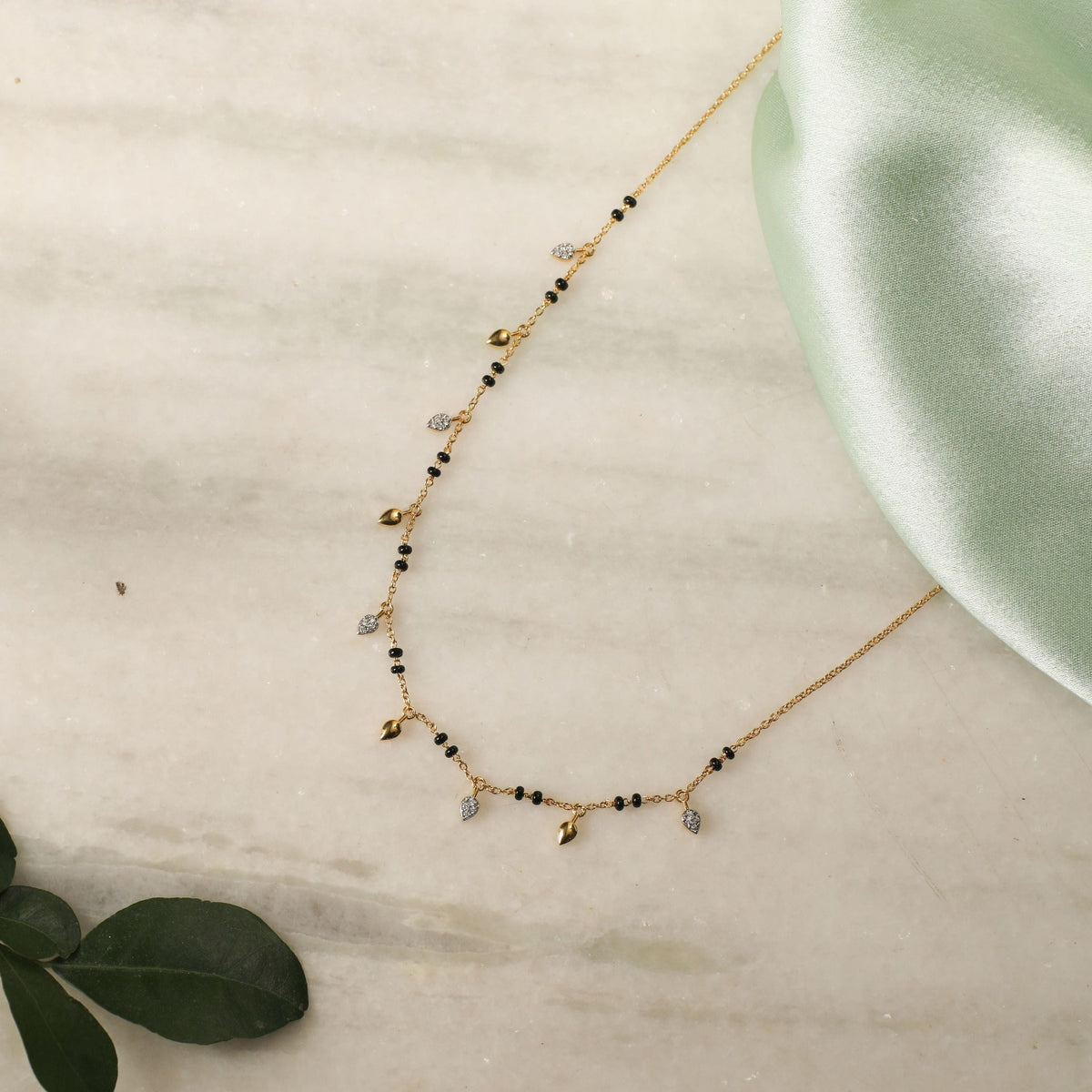Amita CZ 925 Silver Mangalsutra
