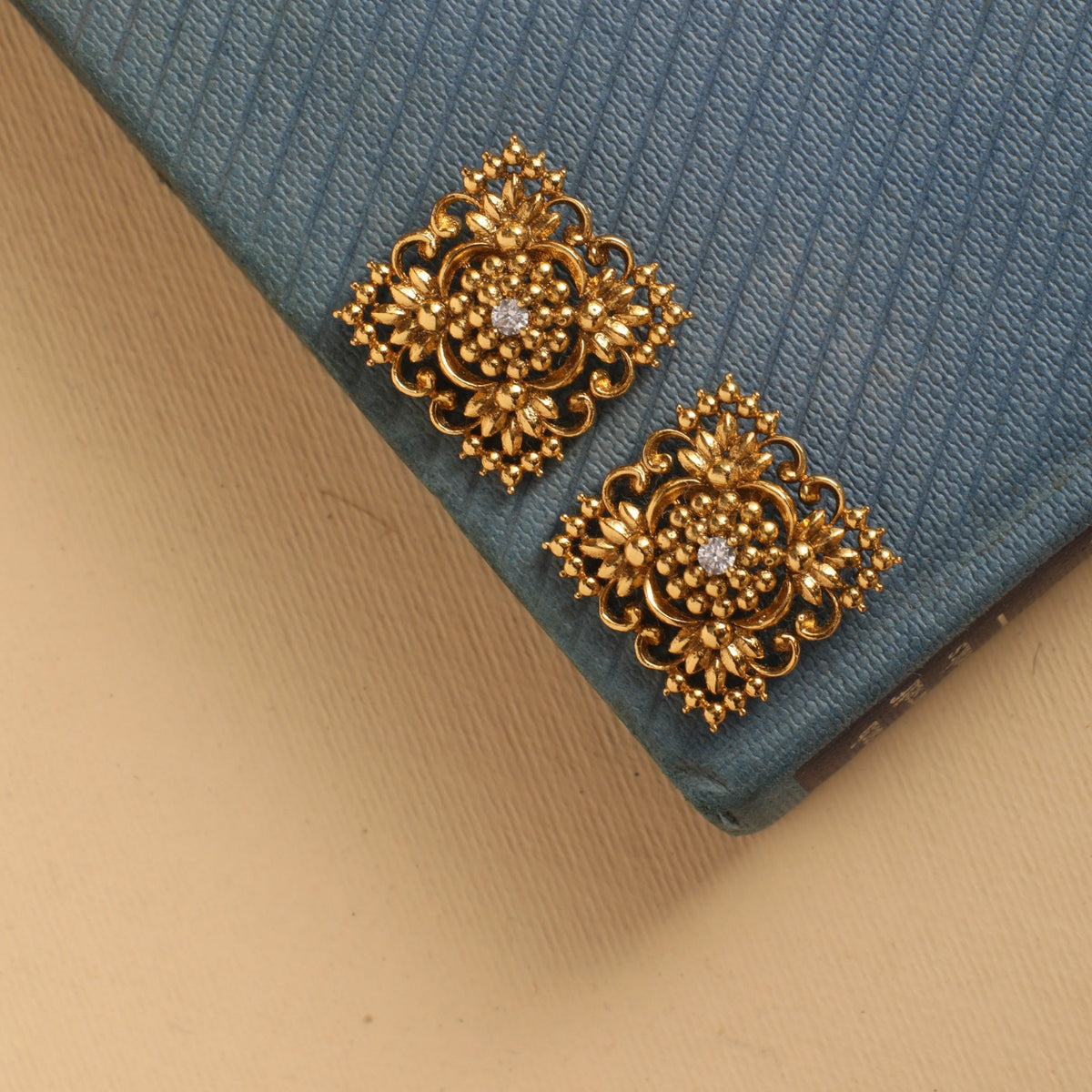 Aastha Antique Stud Earrings