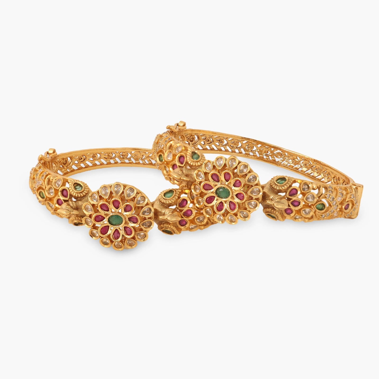 Teesta Antique Floral Bangles