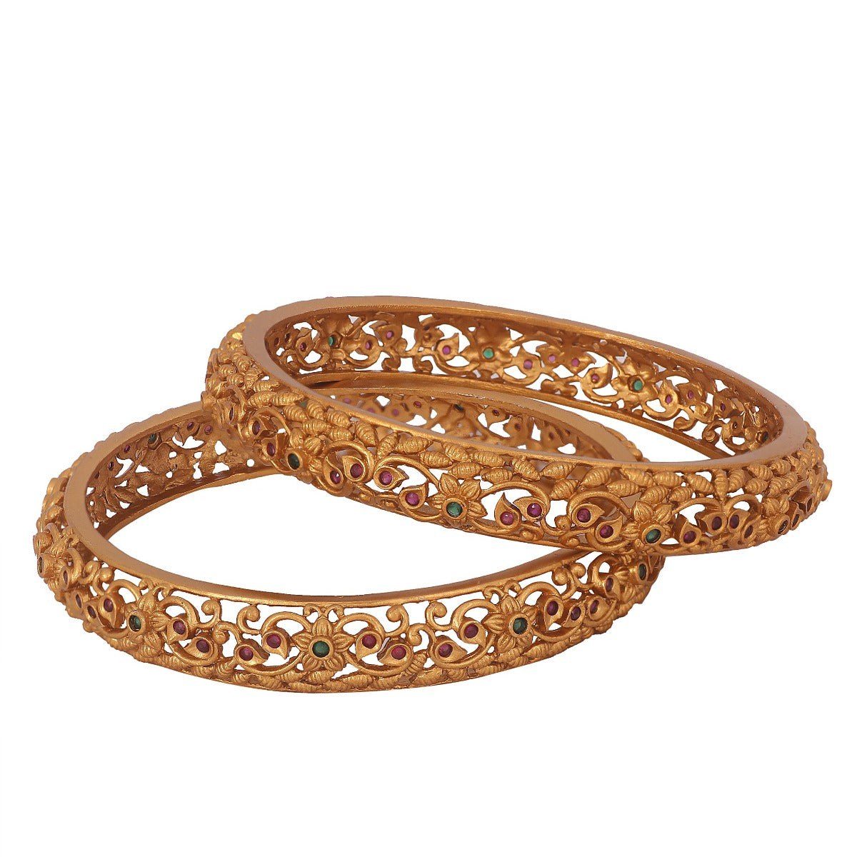 Antique Gold Plated Mariya Bangles
