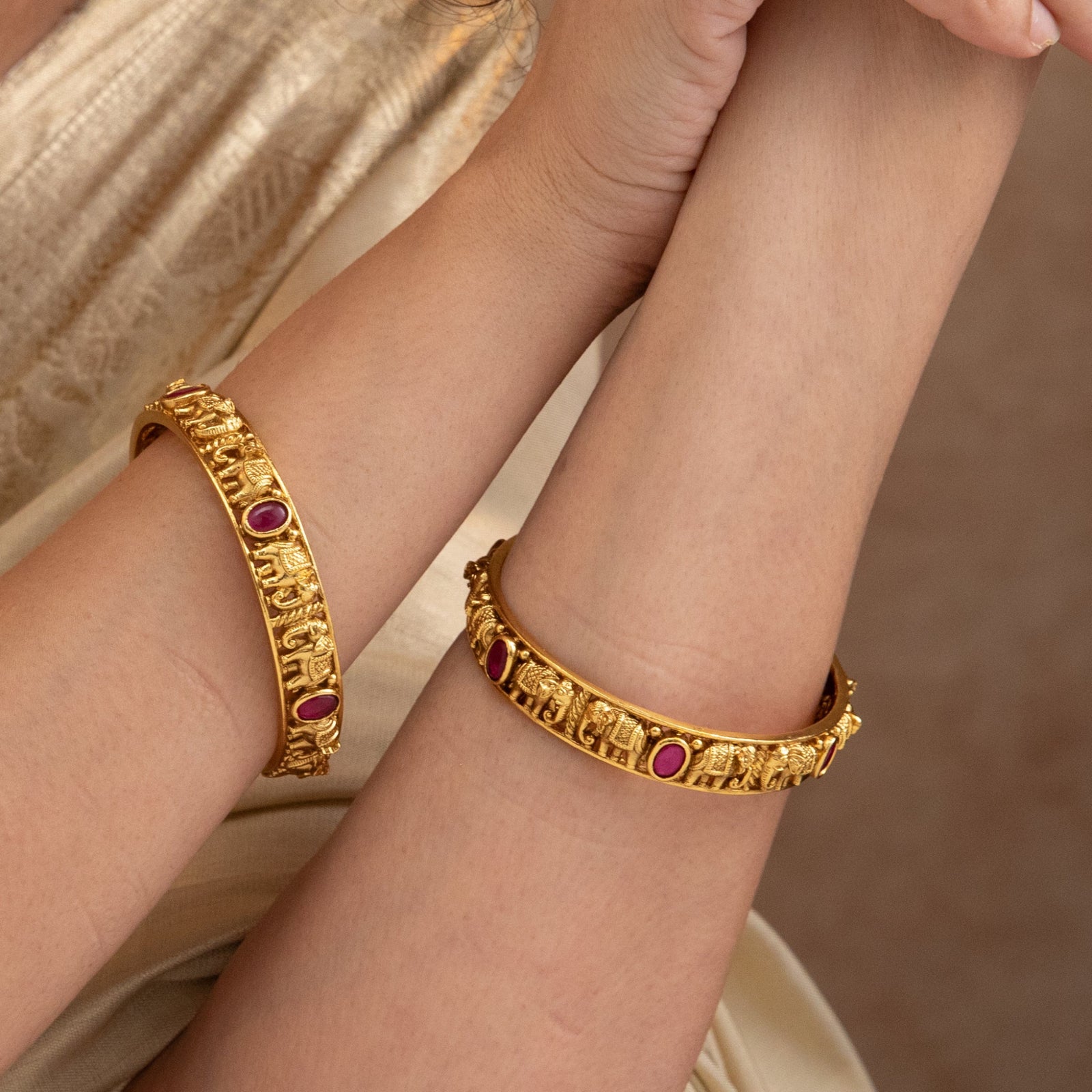 Gajitha Antique Bangles