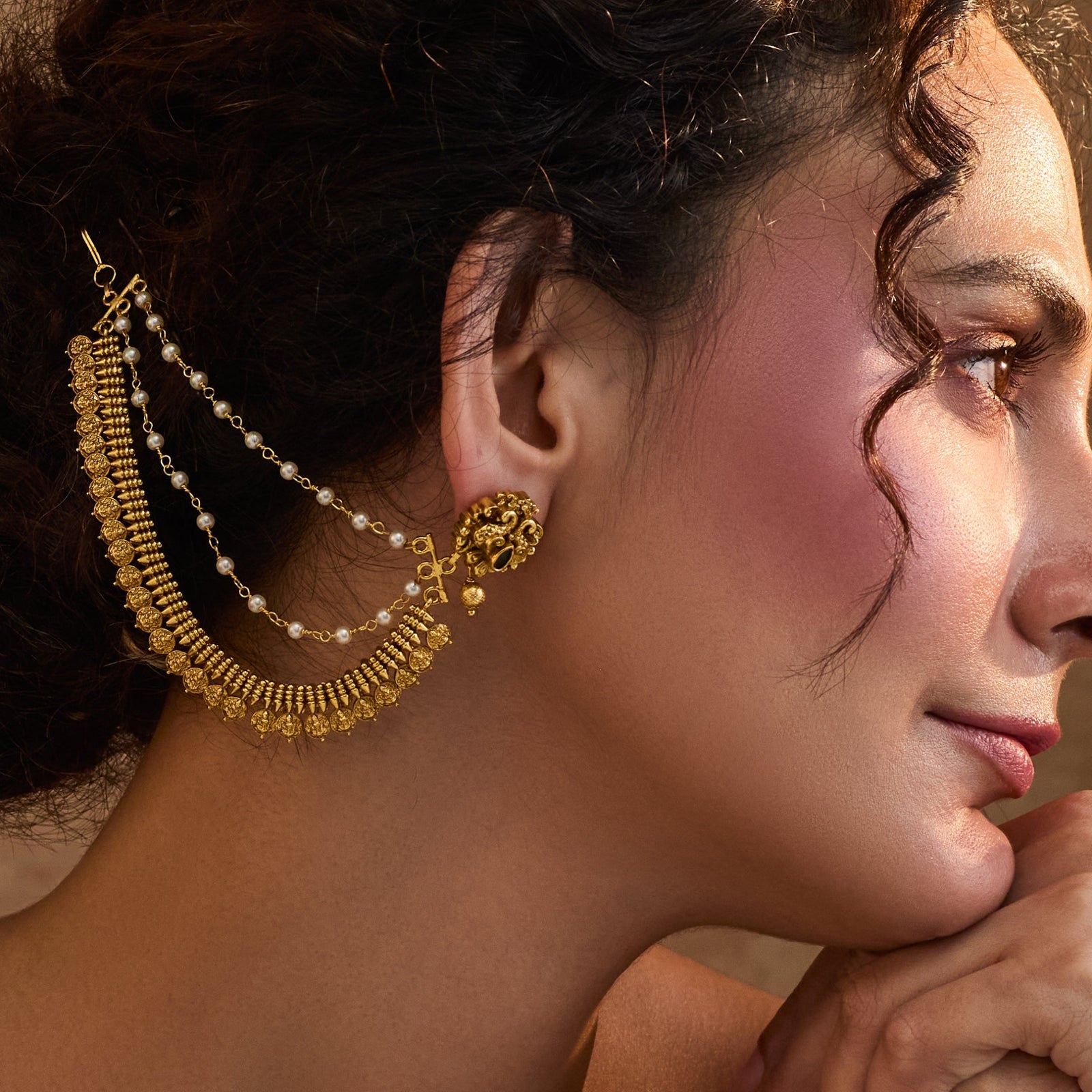 Solah Antique Ear Chain