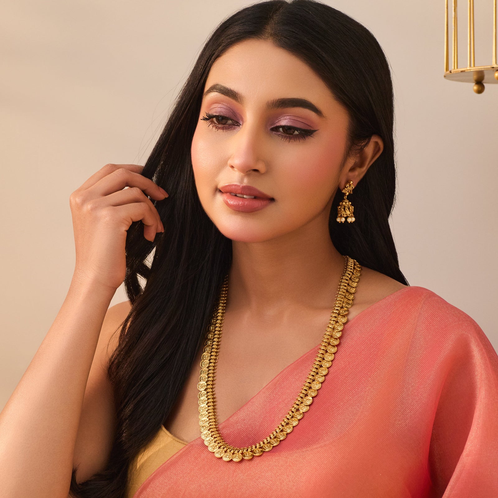 Shreshta Antique Coin Necklace Set