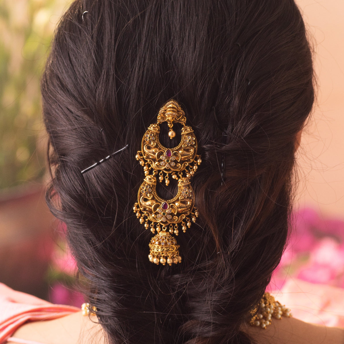 Aaradhya Antique Hair Brooch