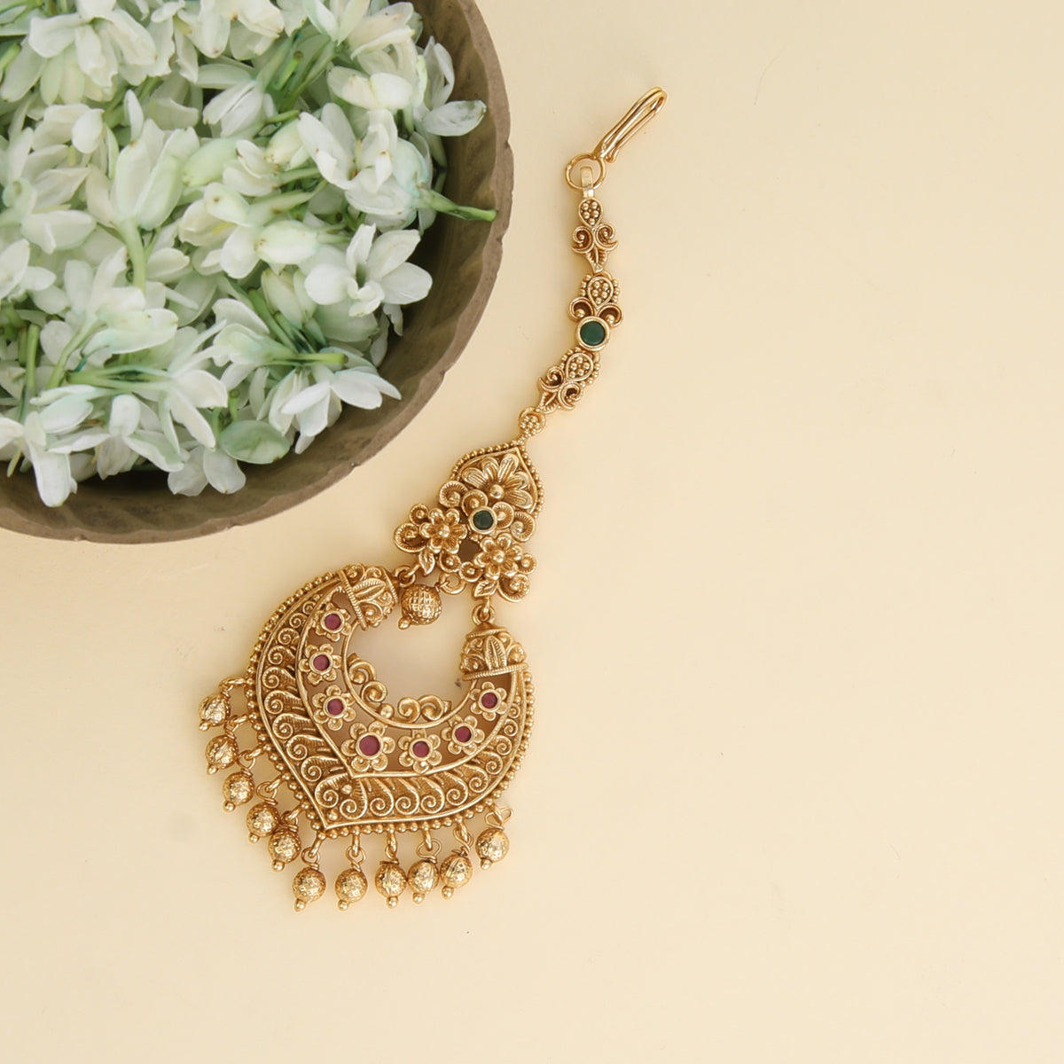 Snehadri Antique Maang Tikka 