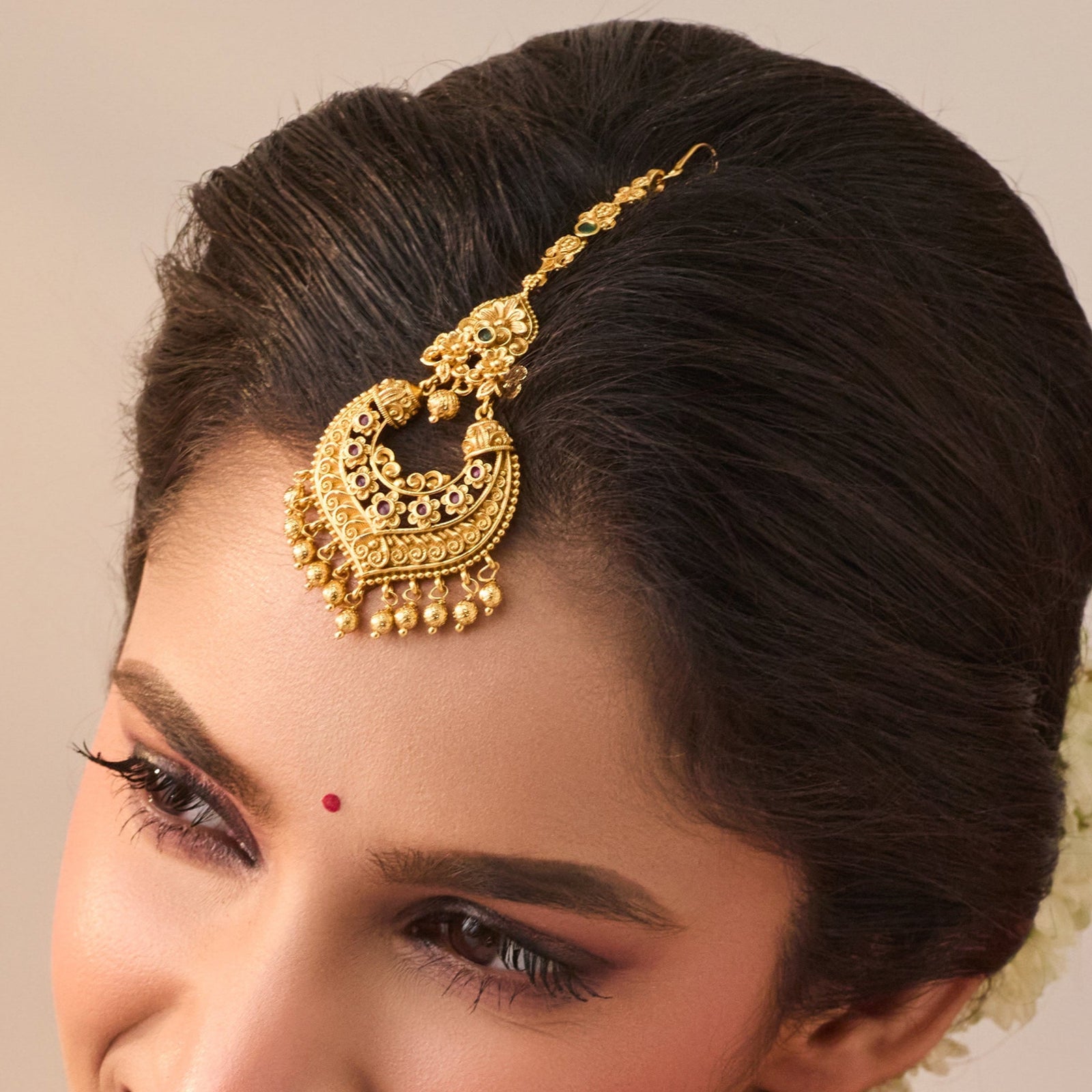 Snehadri Antique Maang Tikka 