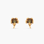 Roshika Floral Antique Stud Earrings
