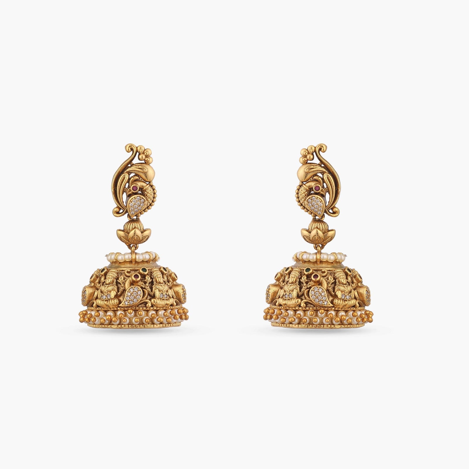 Charvi Antique Jhumka Earrings