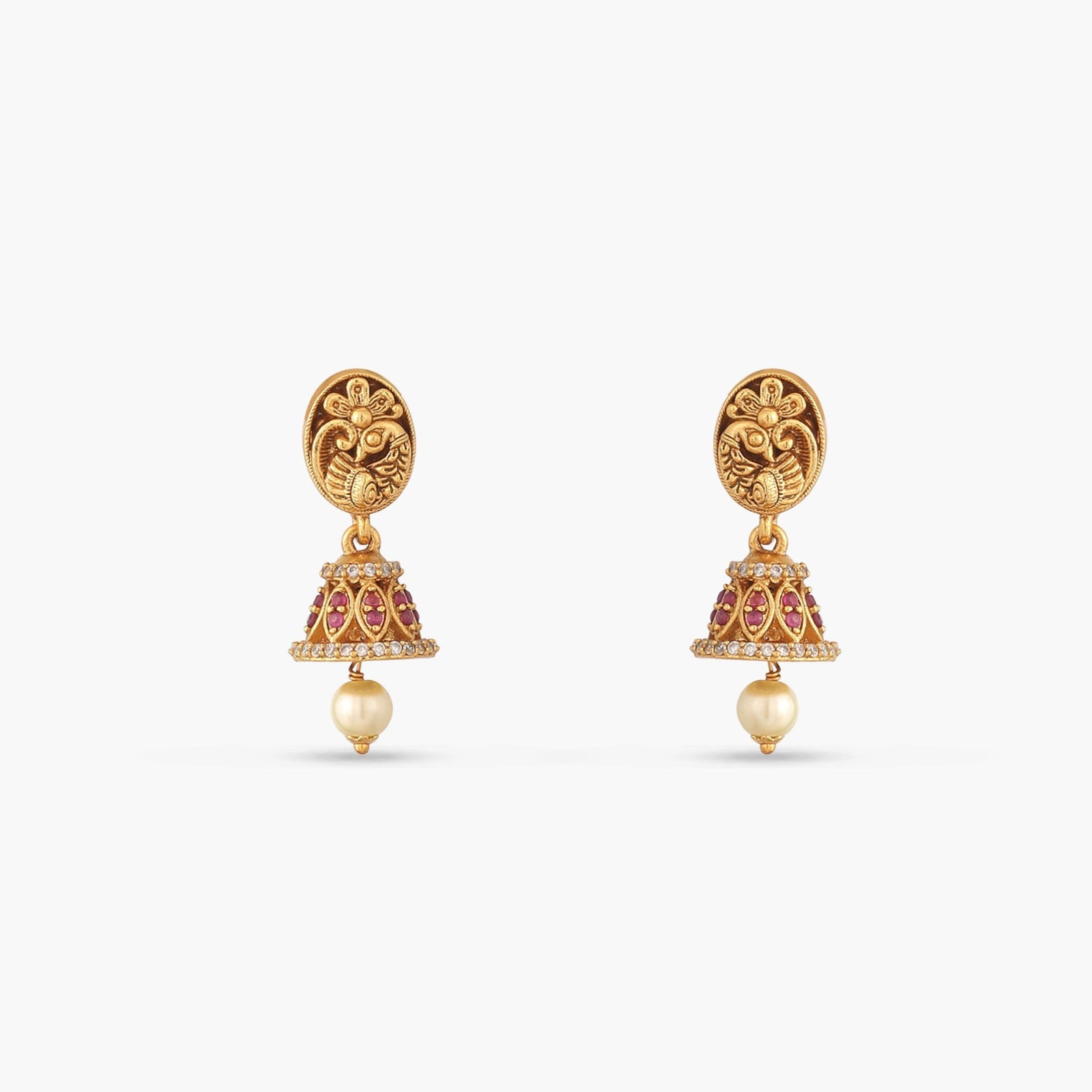 Anvitha Antique Jhumka Earrings