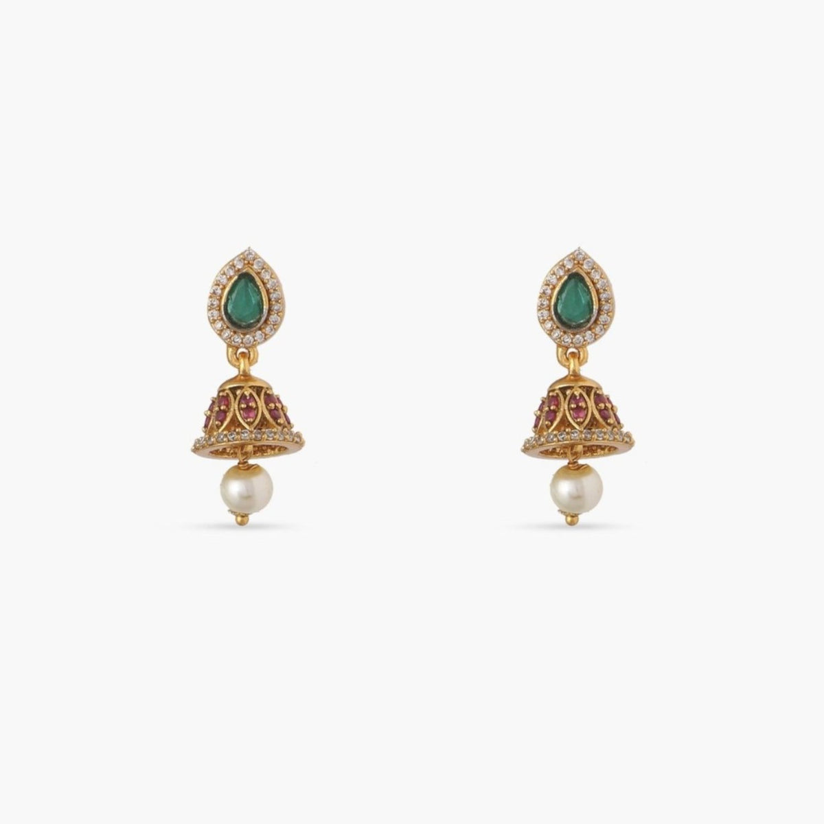 Apri Nakshatra CZ Mini Jhumki