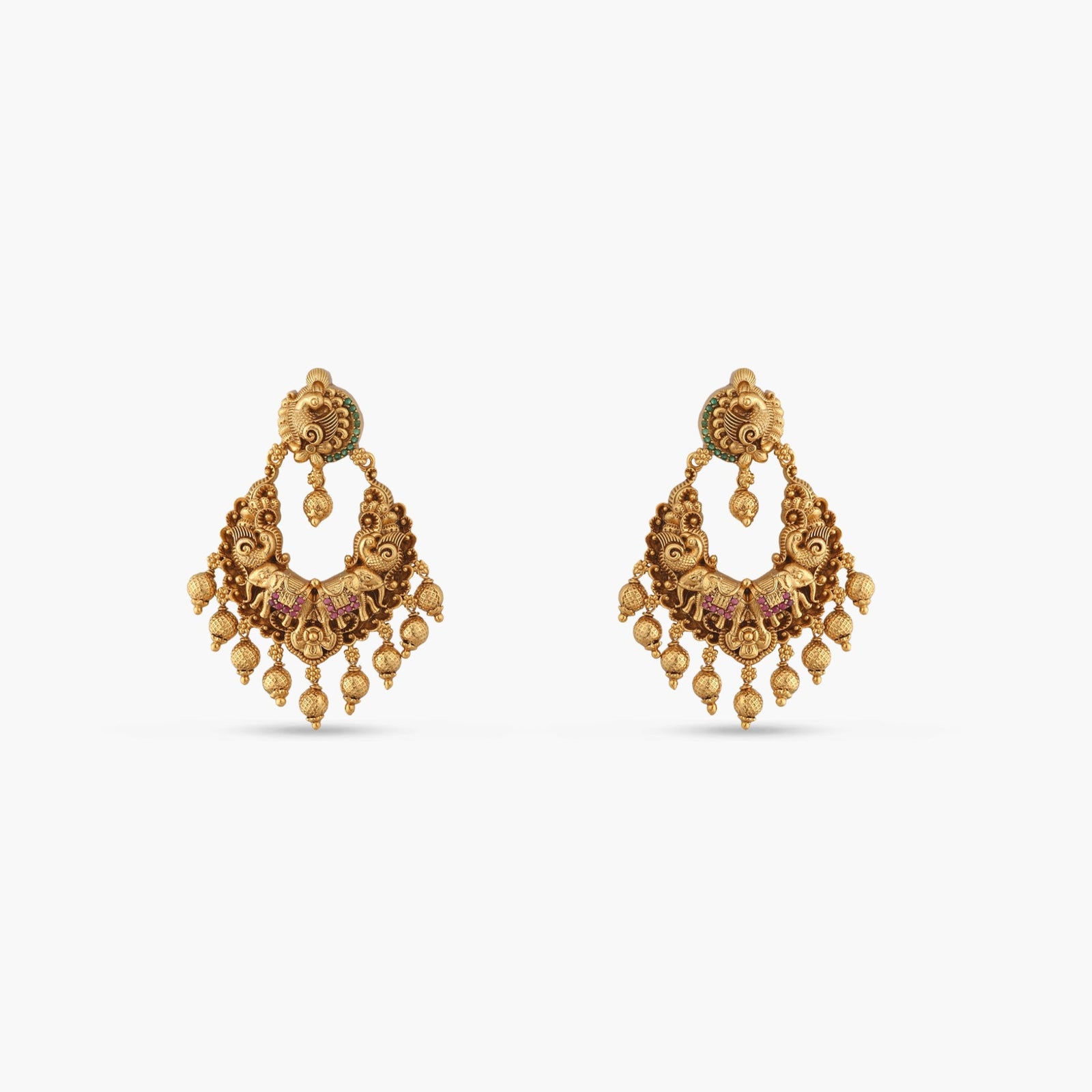 Avinka Antique Chandbali Earrings