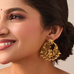 Radhiya Antique Chandbali Earrings