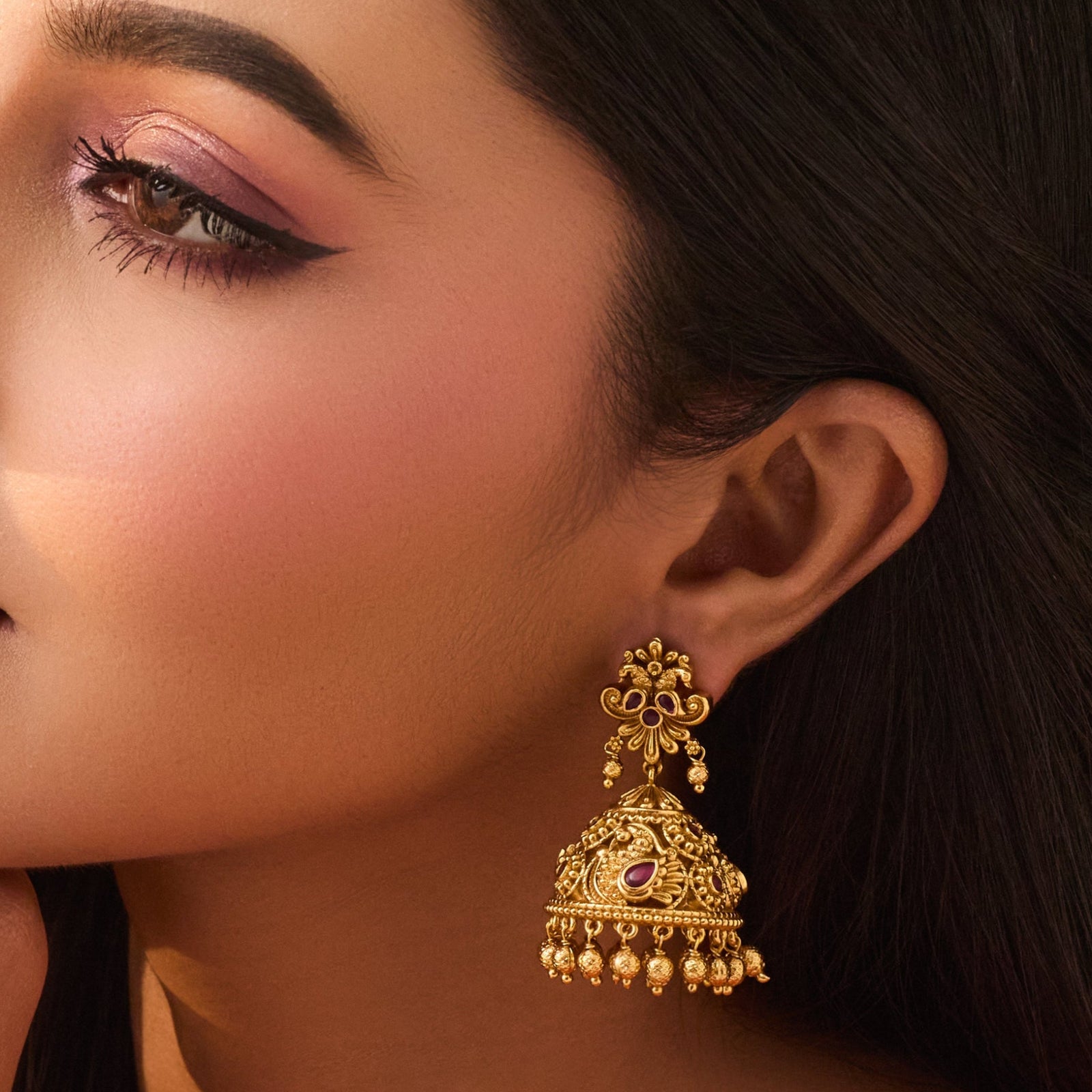 Rohini Antique Jhumka Earrings
