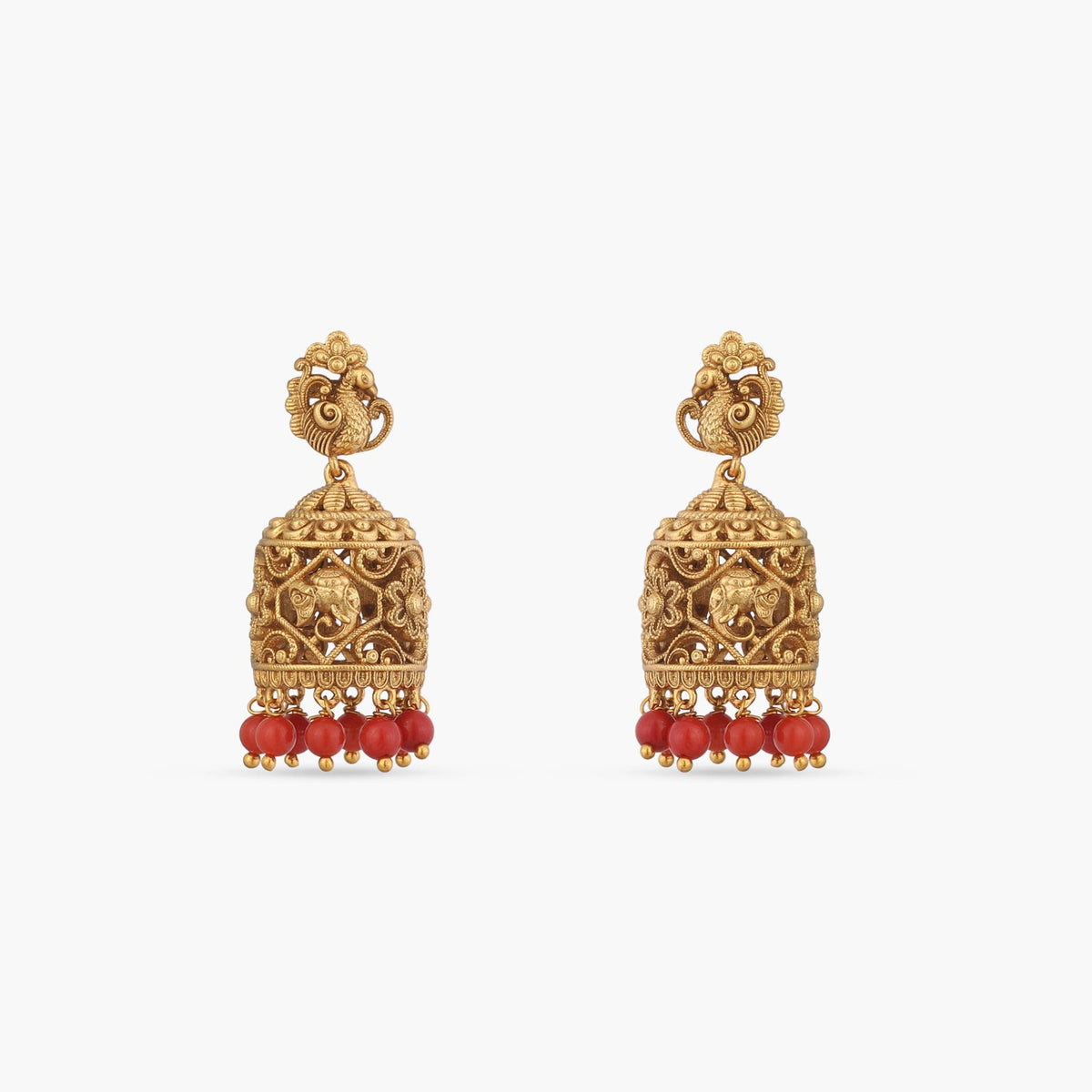 Mihika Antique Jhumka Earrings