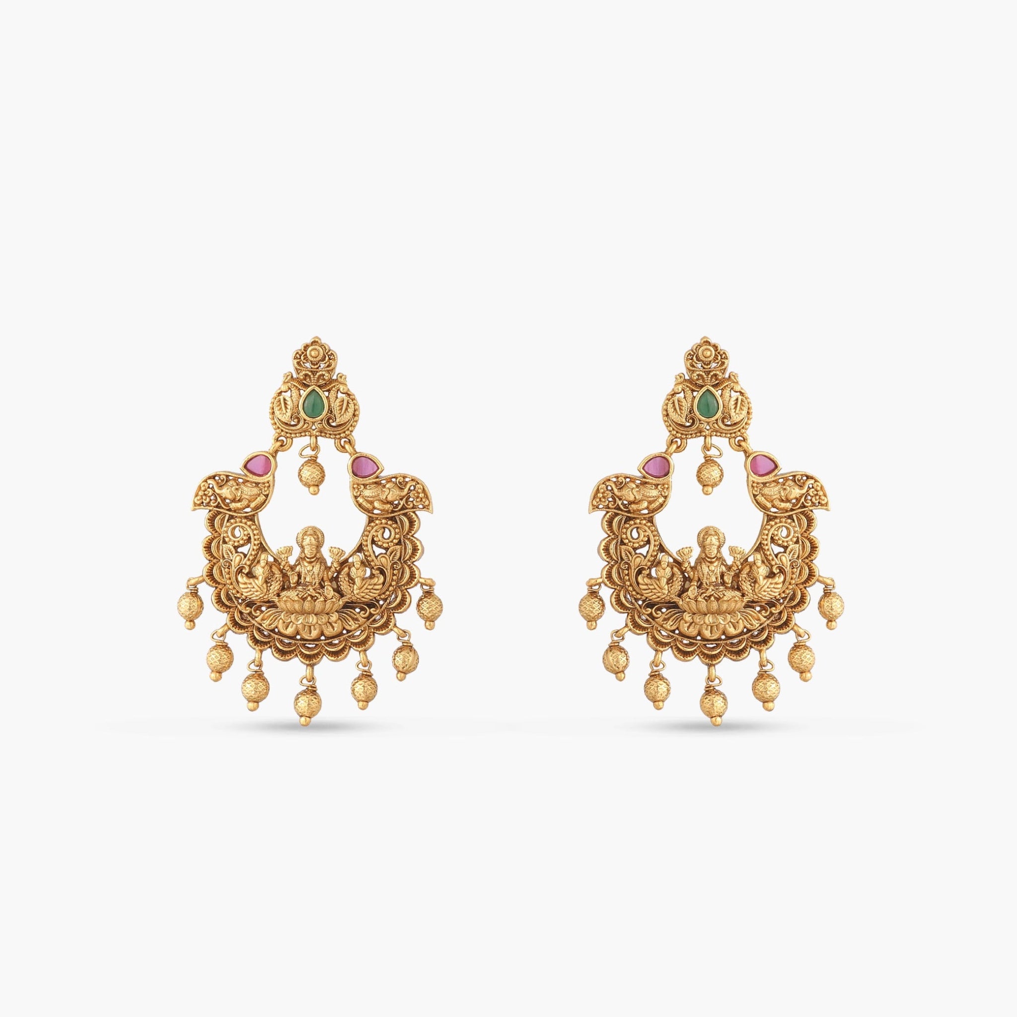 Iratri Antique Chandbali Earrings