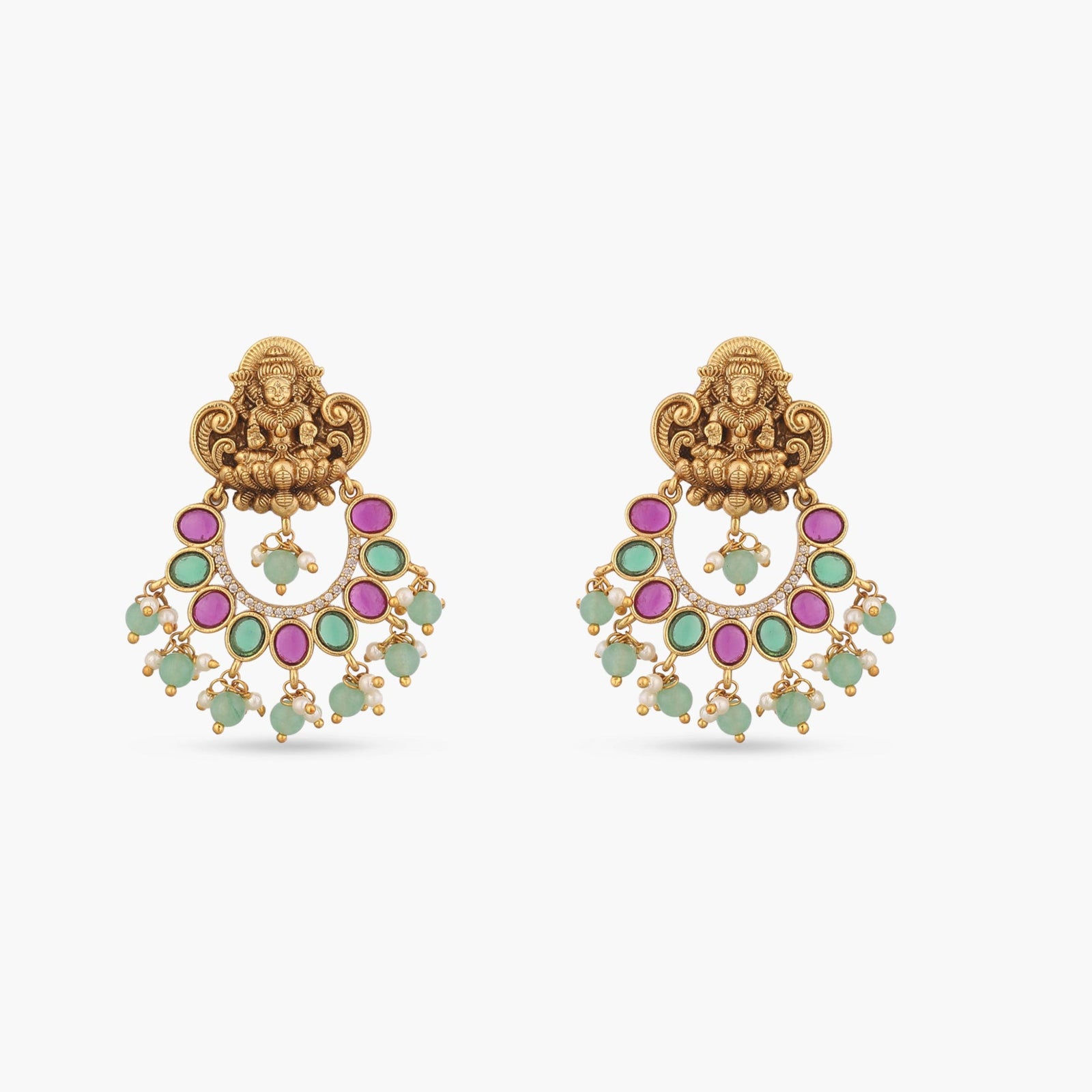 Parna Antique Chandbali Earrings