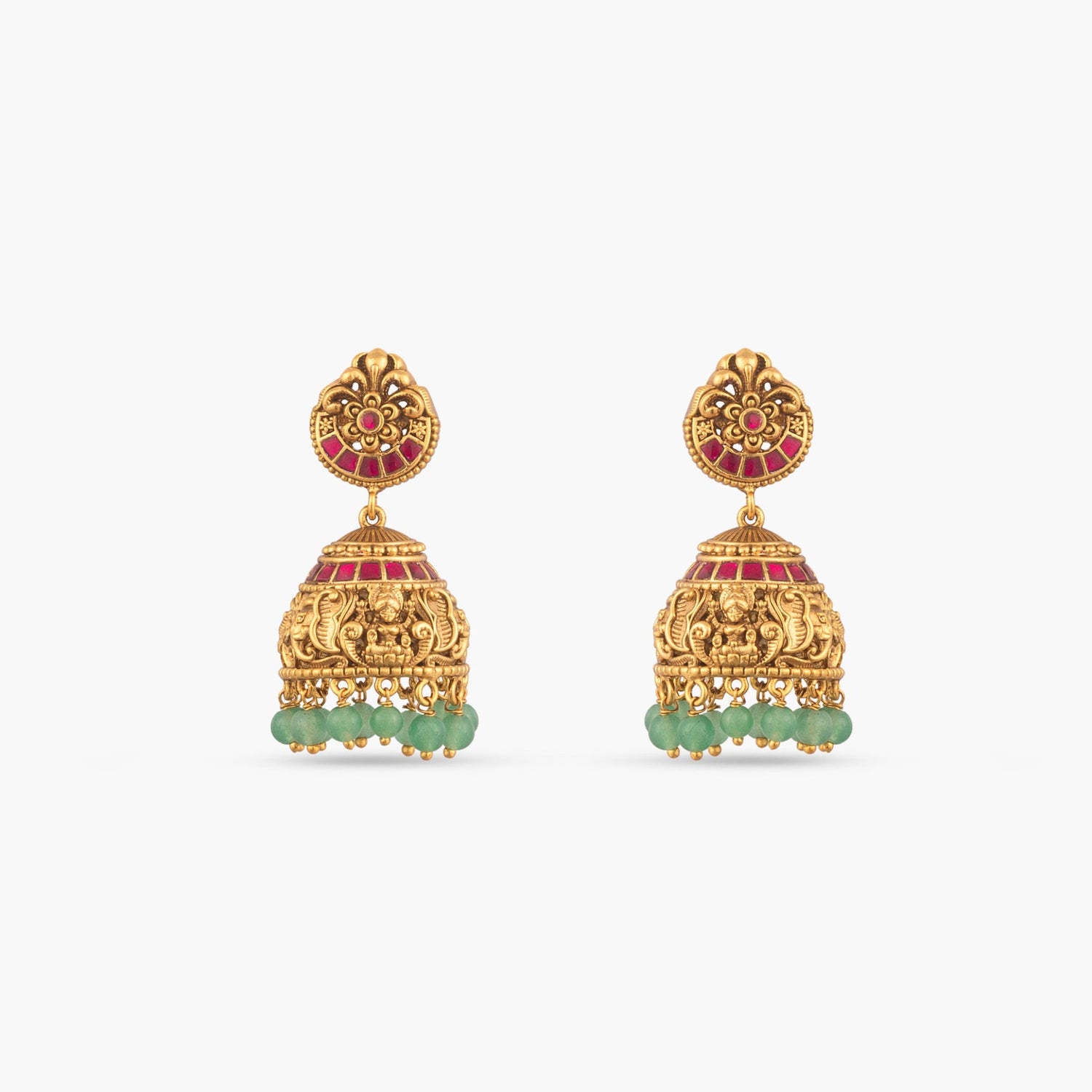 Aashrita Antique Jhumka Earrings