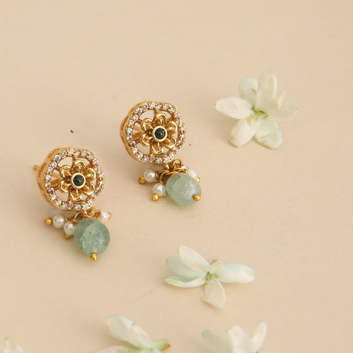 Chandrima Antique Drop Earrings