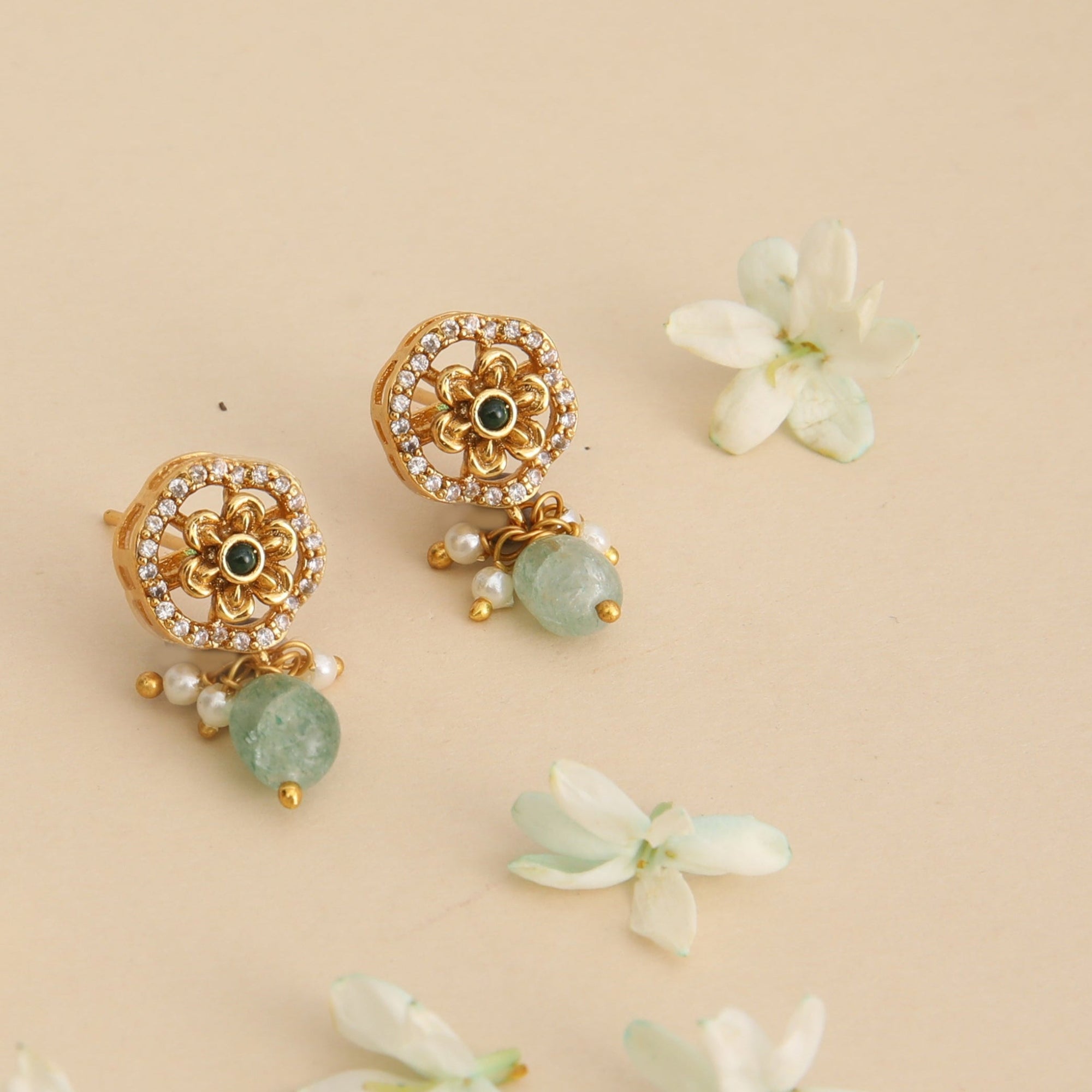 Chandrima Antique Drop Earrings