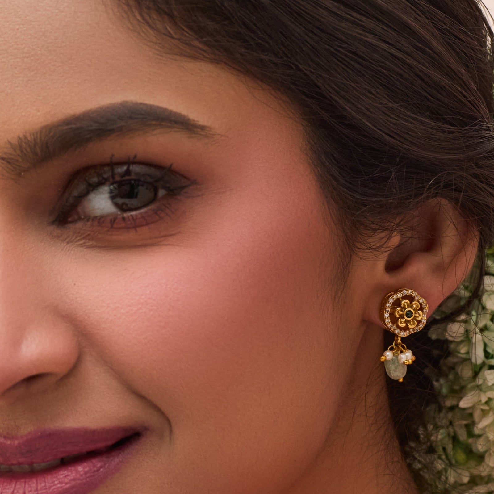 Chandrima Antique Drop Earrings