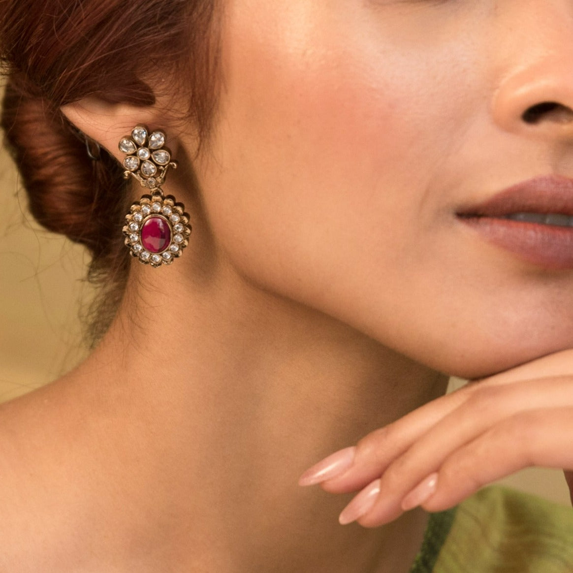 Ulka Nakshatra CZ Earrings