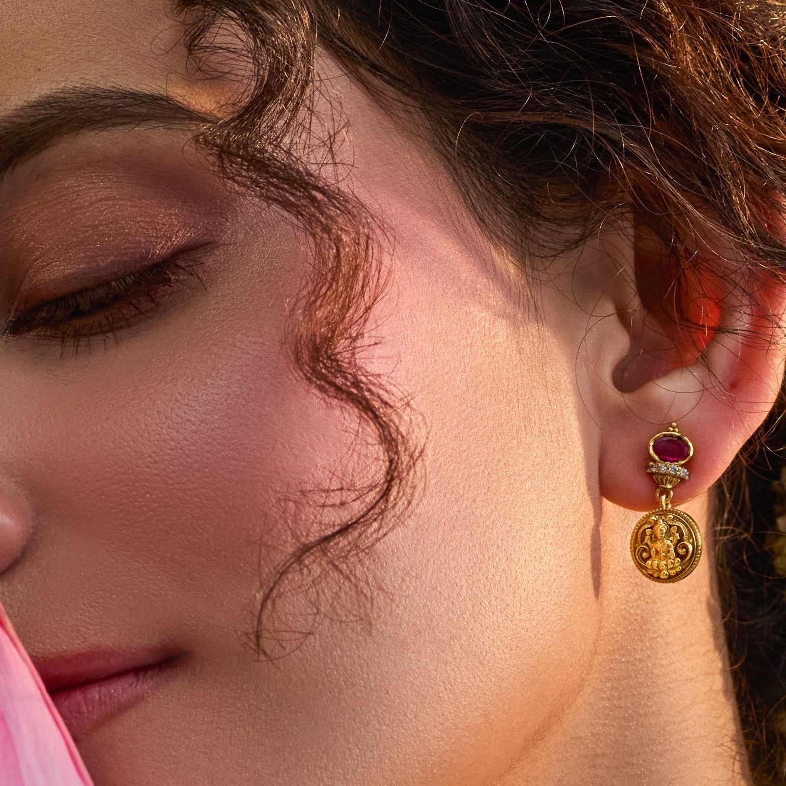 Dhanya Antique Drop Earrings