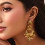 Ashira Antique Chandbali Earrings