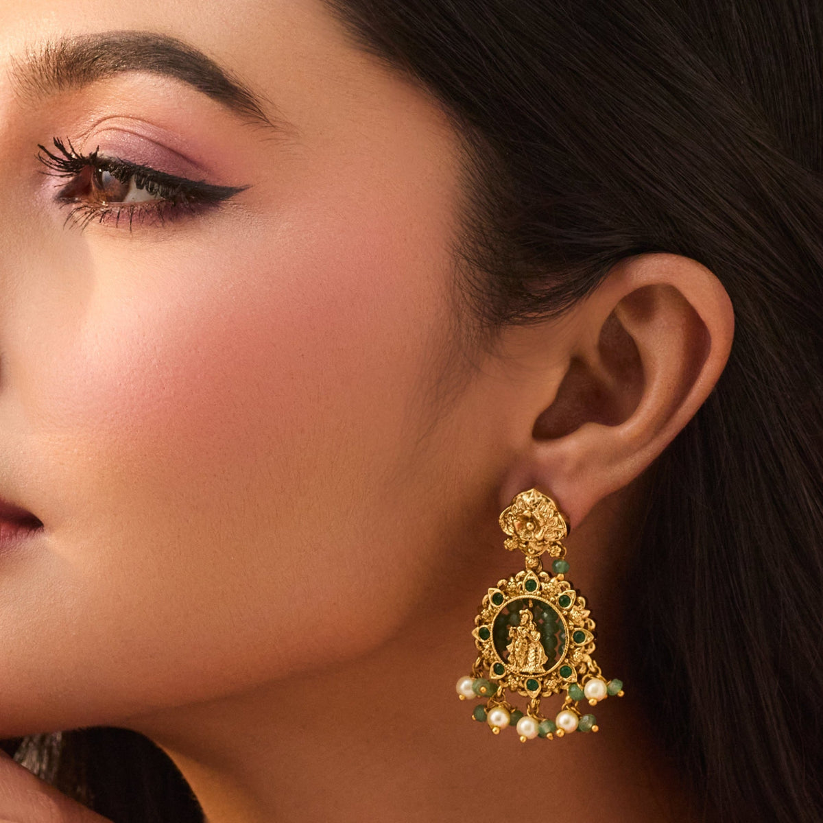 Muralika Antique Drop Earrings