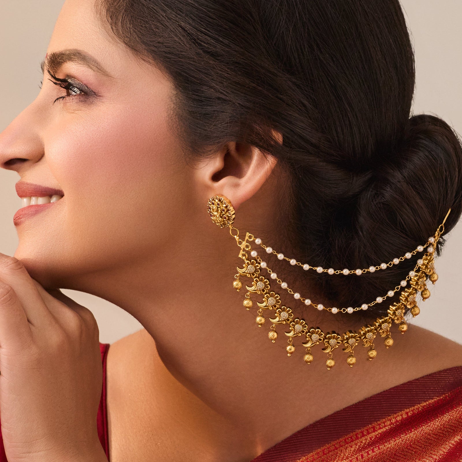 Pavitra Antique Ear Chain