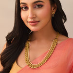 Mrinalini Antique Coin Long Necklace Set
