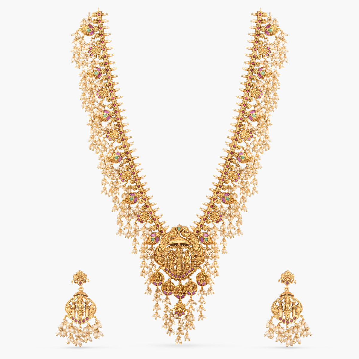 Siya Ram Antique Necklace Set